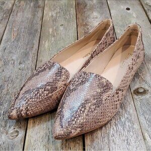 Essex Lane Aleanor Loafer Snake print 6.5